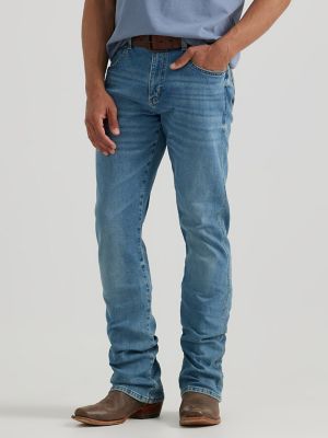 Men's Wrangler Retro® Slim Fit Bootcut Jean in Flintlock