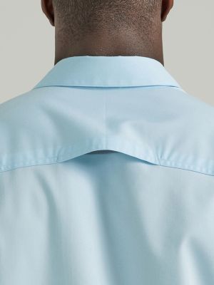 Men's Utility Outdoor Shirt in Crystal Blue