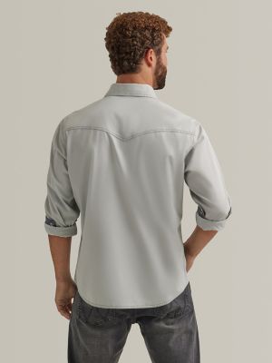 Silver gray hot sale shirt