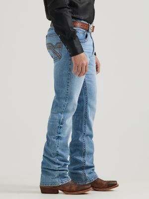 Men's Rock 47® by Wrangler® Slim Fit Bootcut Jean in Old Maple