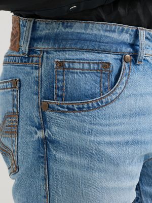 Men's Rock 47® by Wrangler® Slim Fit Bootcut Jean in Old Maple