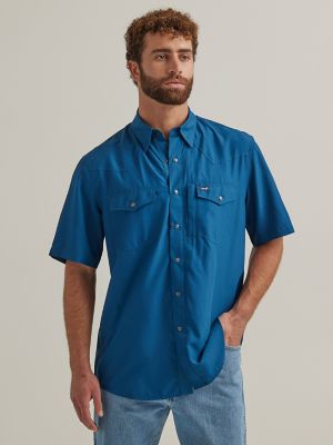 YUHAOTIN Pearl Snap Shirts for Mens Long Sleeve Button down Shirts