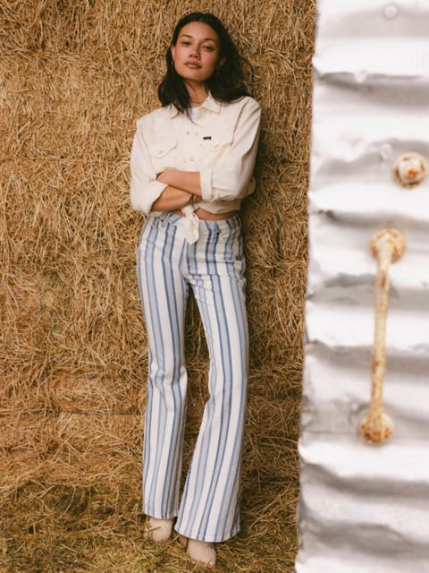 Женские джинсы Wrangler Women's Wrangler Retro® Bailey Striped High Rise Flare Jean
