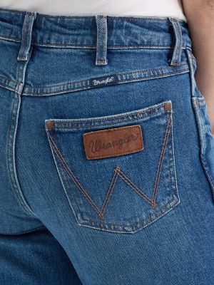 Wrangler Women's Retro Bailey High Rise Trouser Jeans - Bessi