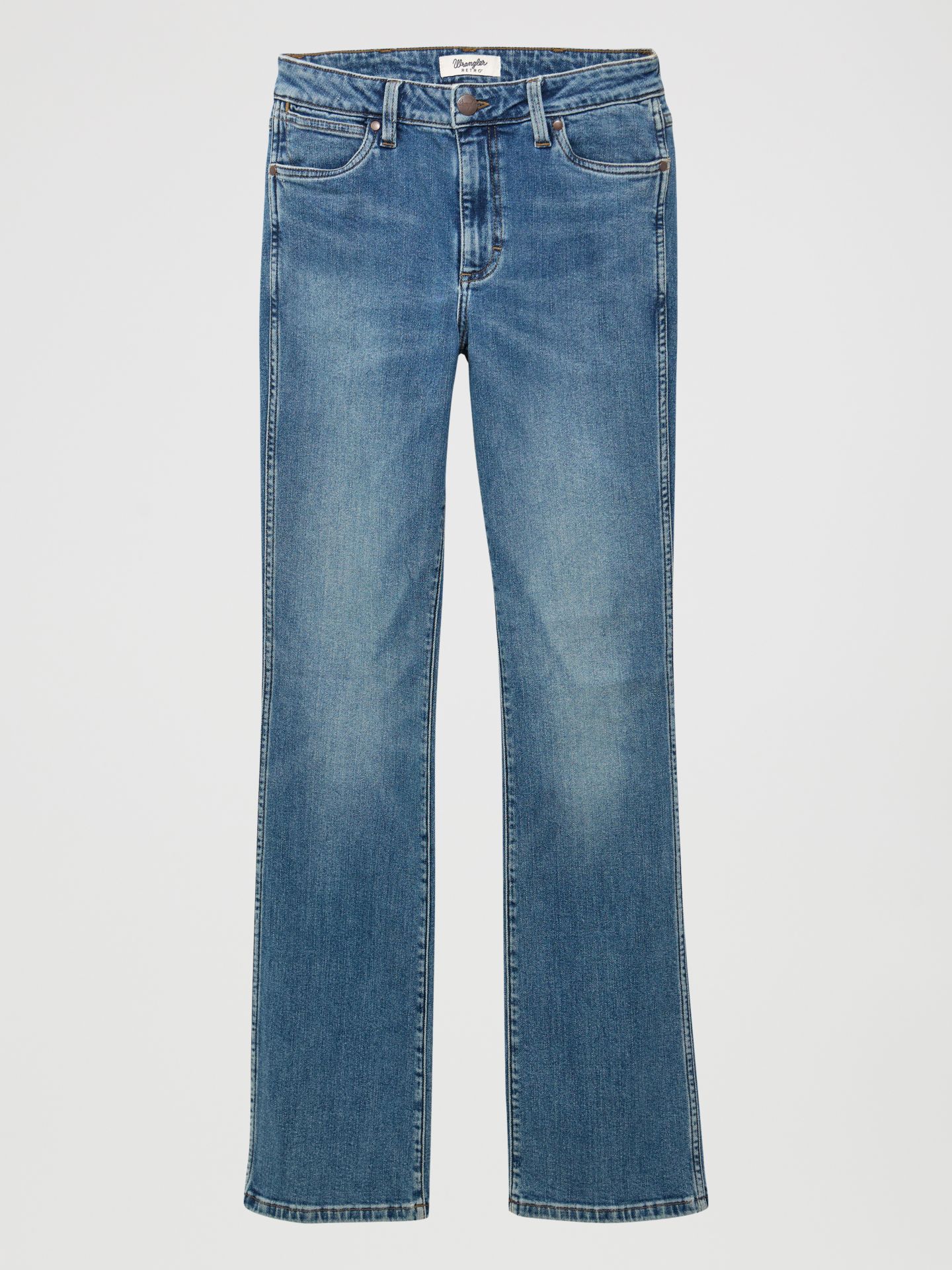 Женские джинсы Wrangler Retro® Bailey High Rise Bootcut, цвет: Ember — фото 9