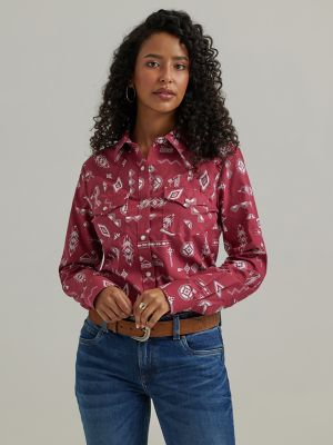 Men's Wrangler Retro Premium Floral Print Pearl Snap Shirt (M-XXL)