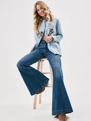 Snap Denim Western Shirts II - Five Plus One