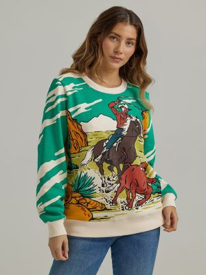 Womens best sale wrangler sweatshirt