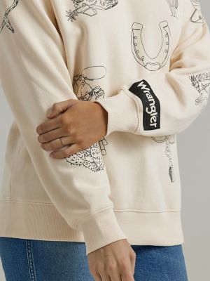 Women's on sale wrangler sweatshirt