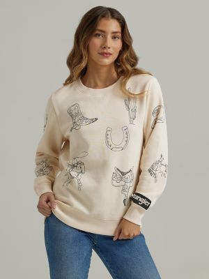 Wrangler store retro sweatshirt