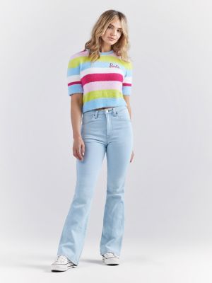 Fuzzy on sale rainbow sweater