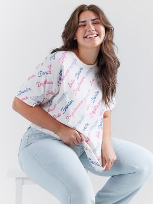 Wrangler x Barbie™ Daydreams Boyfriend Tee, TOPS