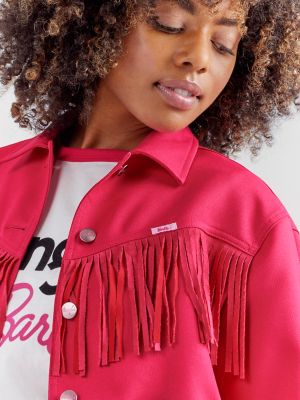 Women's Oversized Fringe Jacket