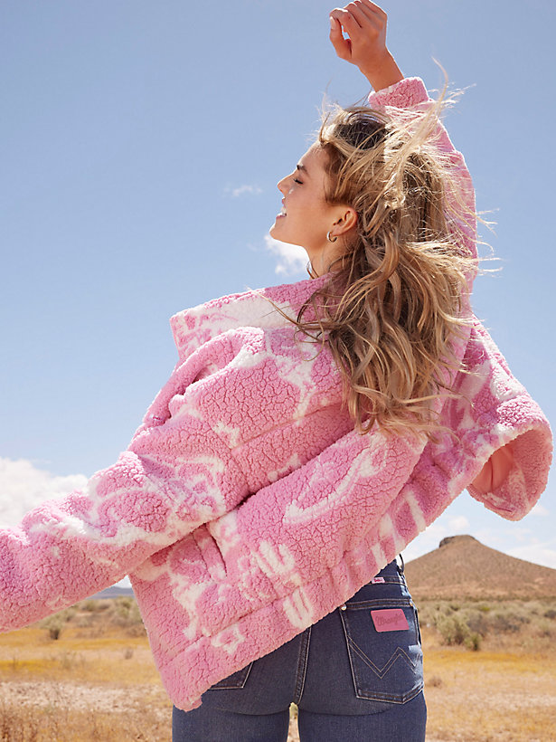 Wrangler x Barbie™ Western Sherpa Jacket