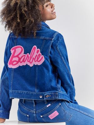 Wrangler x Barbie™ Zip Front Denim Jacket in Wrangler Blue