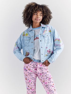 Wrangler x Barbie™ Girl's Western Sherpa Jacket, Girls GIRLS