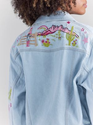 Embroidered utility clearance jacket