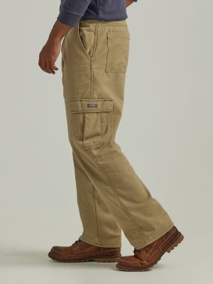 Wrangler Authentics Men's Authentics Fleece-Lined Cargo Pant