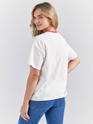 Wrangler x Barbie™ Desert Girlfriend Ringer Tee | Women's TOPS | Wrangler®