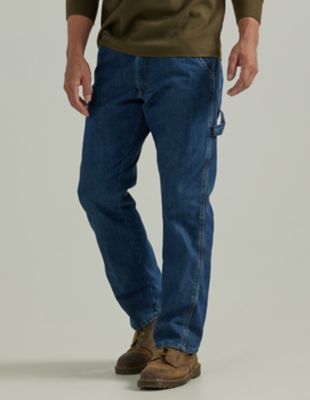 Vintage Carhartt Mens 44x32 Flannel Lined Denim Carpenter Pants