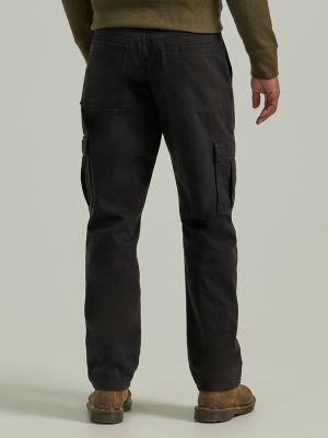 Wrangler Men's Relaxed Fit Flex Cargo Pants - Brown 30x32 : Target