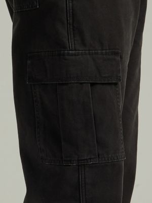 Wrangler Mens Fleece Lined Cargo Pant Black Size 38/L30