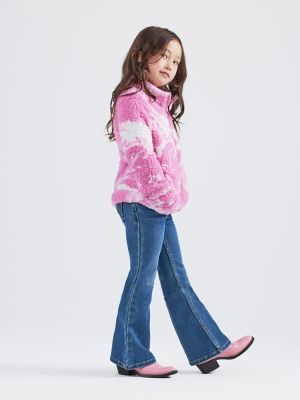 Wrangler x Barbie™ Girl's Western Sherpa Jacket, Girls GIRLS