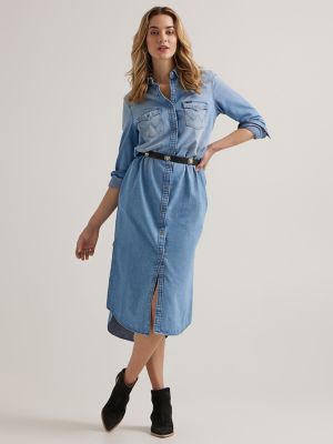 Wrangler deals denim dress