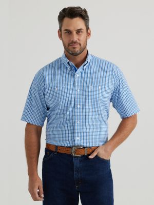 Men's George Strait Short Sleeve 2 Pocket Button Down Shirt