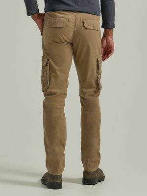 Men's Wrangler® Flex Tapered Cargo Pant in Kangaroo