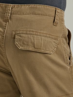 Men's Wrangler® Flex Tapered Cargo Pant in Kangaroo