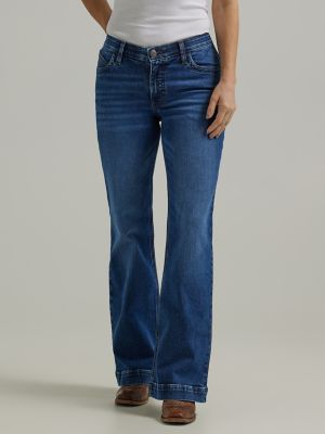 NWOT Wrangler Wrock 672 Medium Wash High Rise Flare Jeans Womens size 30 x  28