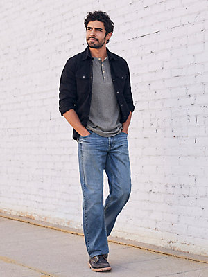 Wrangler® Men\'s Five Star Premium Flex Relaxed Fit Bootcut Jean