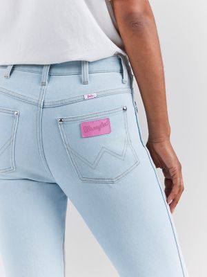 Wrangler X Barbie High Rise Bootcut Jeans - Blue Denim – Cactusflower  Boutique & Gifts