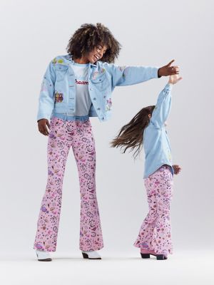 Wrangler x Barbie™ Retro High Rise Trouser Jean in Pinnacle Pink