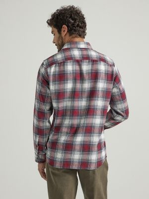 Men's Wrangler® Flannel Plaid Shirt