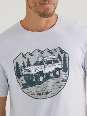 Wrangler 112333846 ATG Compass T-Shirt in Vintage Indigo – Dress & Cotton