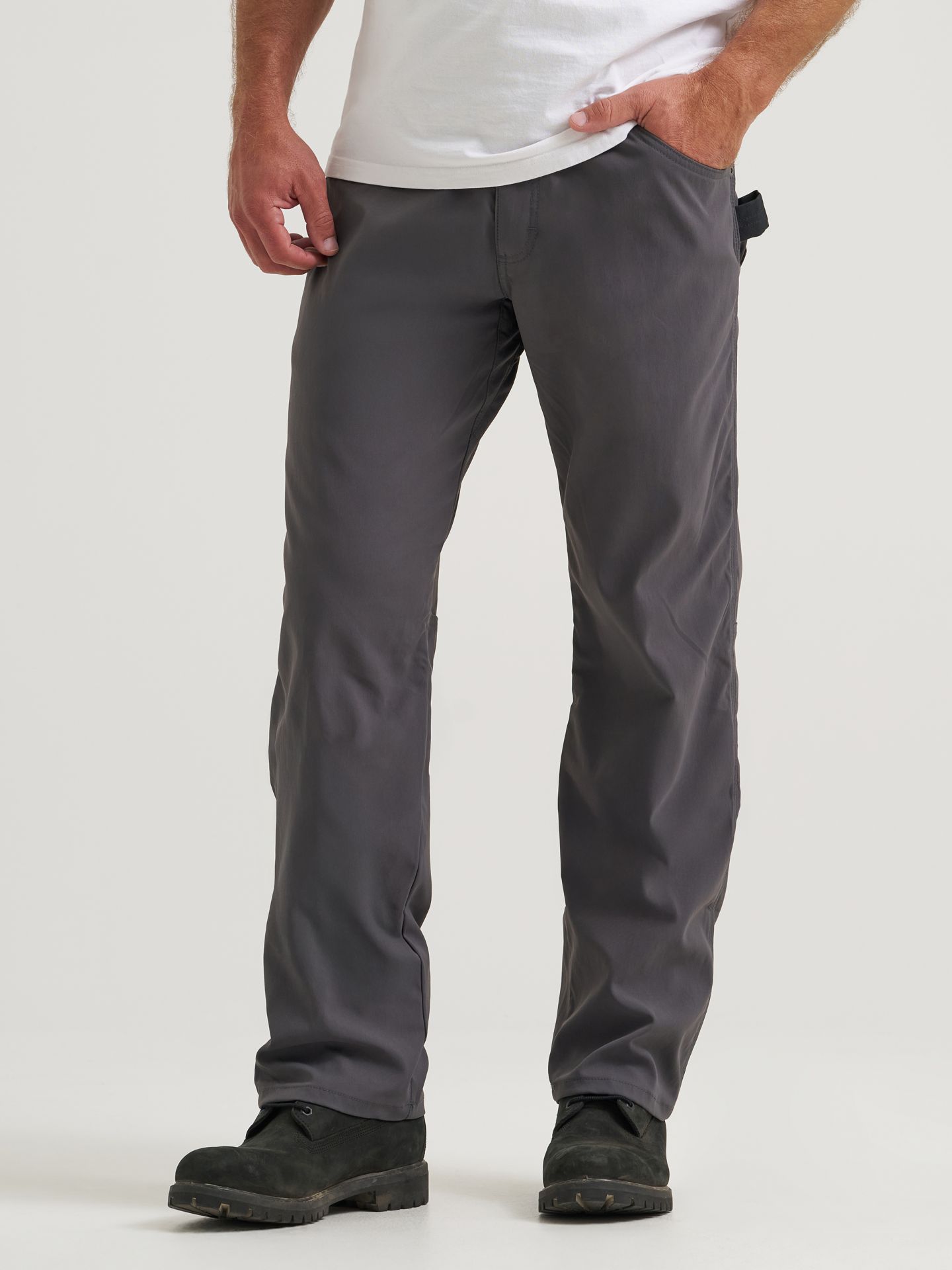 Мужские брюки Wrangler Workwear Fabricator, цвет: Асфальтовый — фото 3