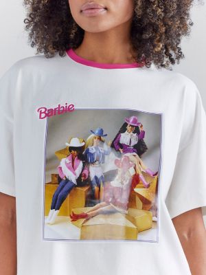 Wrangler x Barbie™ and Friends Girlfriend Ringer Tee