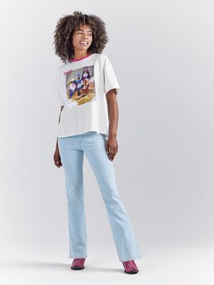 Wrangler x Barbie™ and Friends Girlfriend Ringer Tee