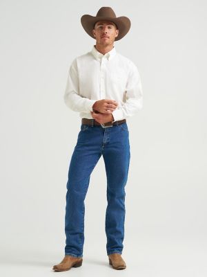 Wrangler® George Strait™ Button Down Shirt in Vanilla