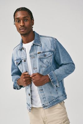 Short sleeve hotsell denim jacket mens