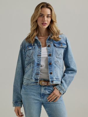 Frayed Washed Jean Jacket for Women Casual Loose Button Jean Coats Trendy  Oversized Boyfriend Denim Jackets Tops : : Clothing, Shoes 