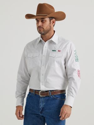 wrangler button up shirts