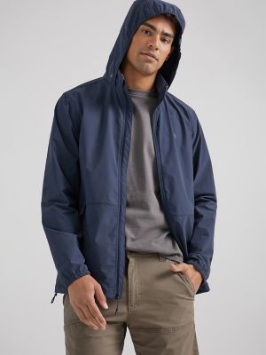 Navy blue best sale jacket without hood