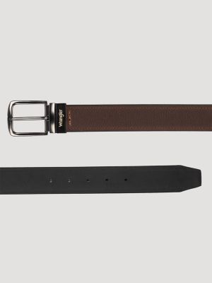 Men S Reversible Engraved Belt   112347088 ALT1