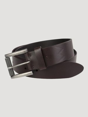 Men's Stitched Leather Belt