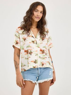 Women's Wrangler Retro® Cowgirl Camp Shirt