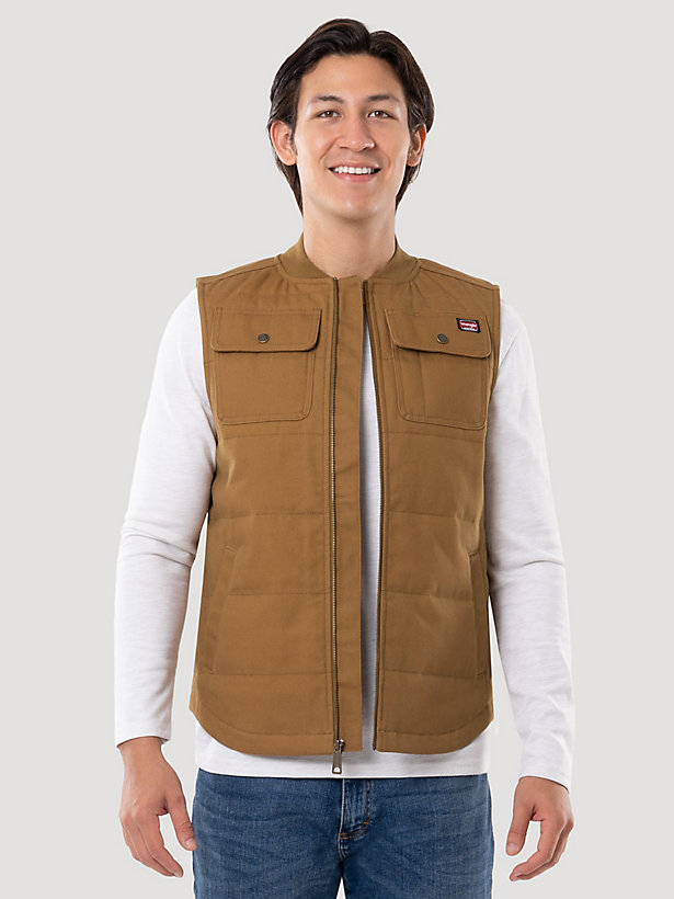 Men's Lined Workwear Duck Vest