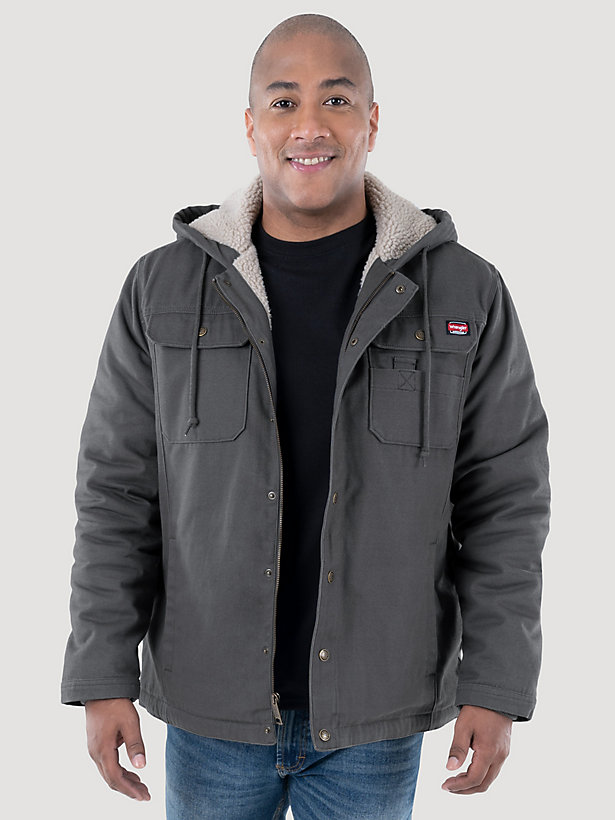 Wrangler® Workwear Sherpa Lined Shirt Jacket